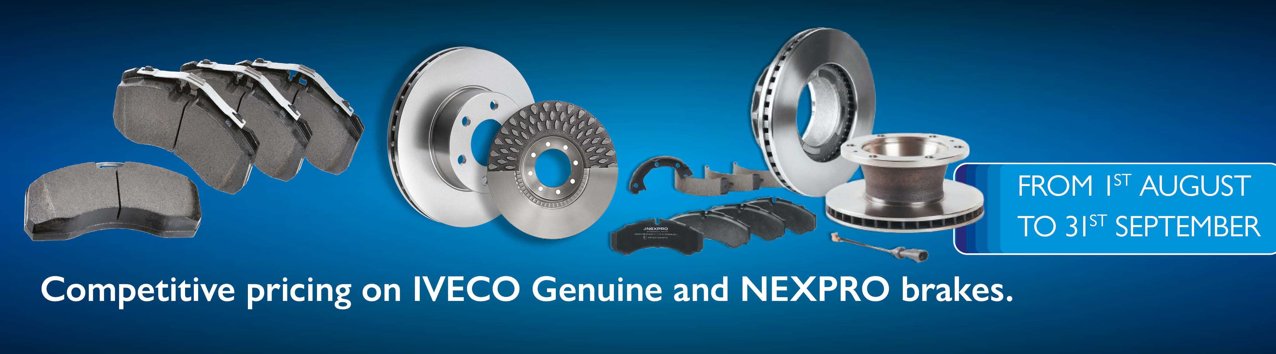 IVECO Genuine & NEXPRO brakes offer