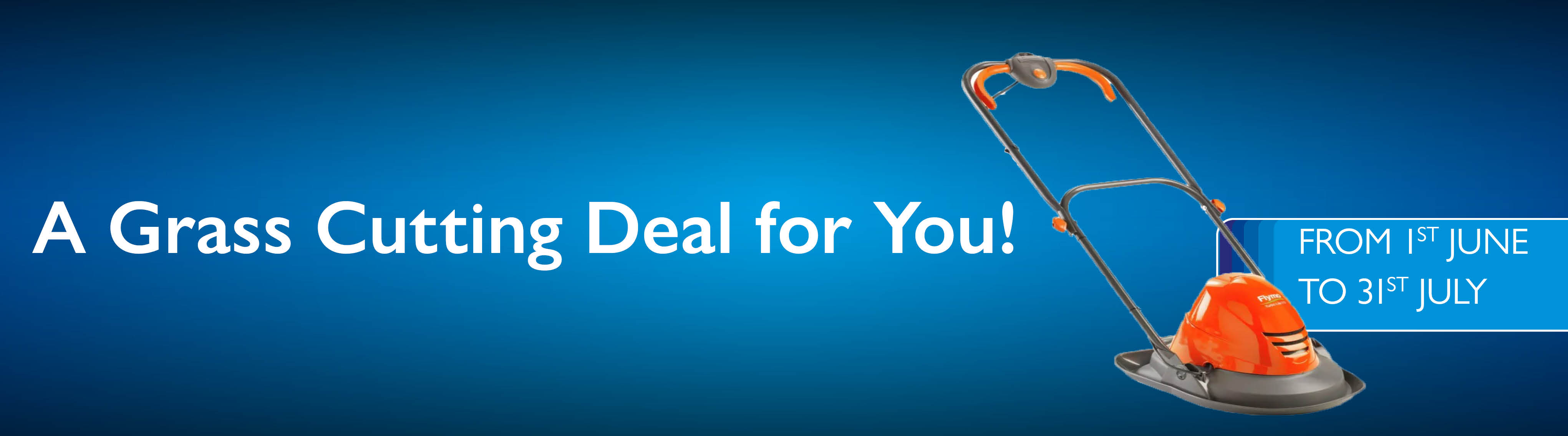A Grass Cutting Deal for You! Receive a Flymo Lawnmower