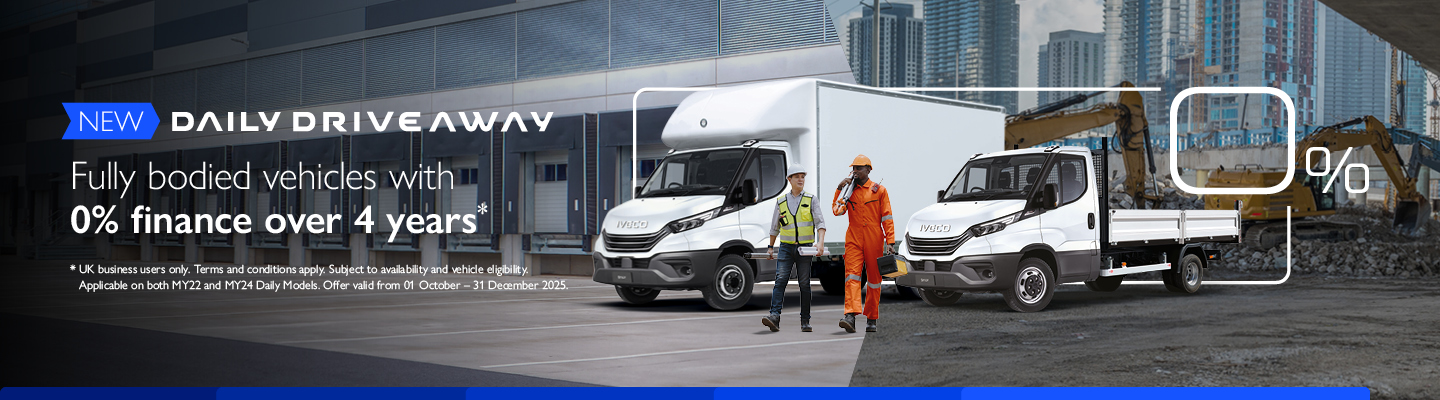 DAILY DRIVEAWAY WITH 0% FINANCE offer from  